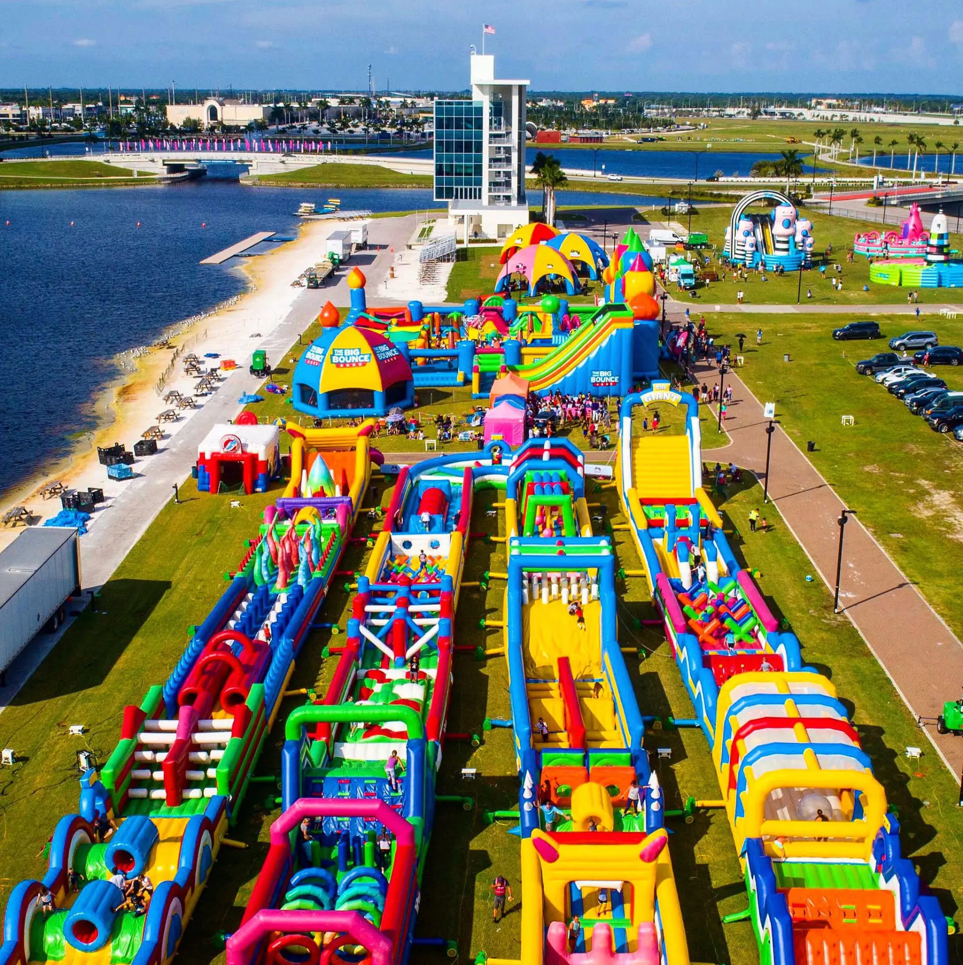 Big bouncy outlet house